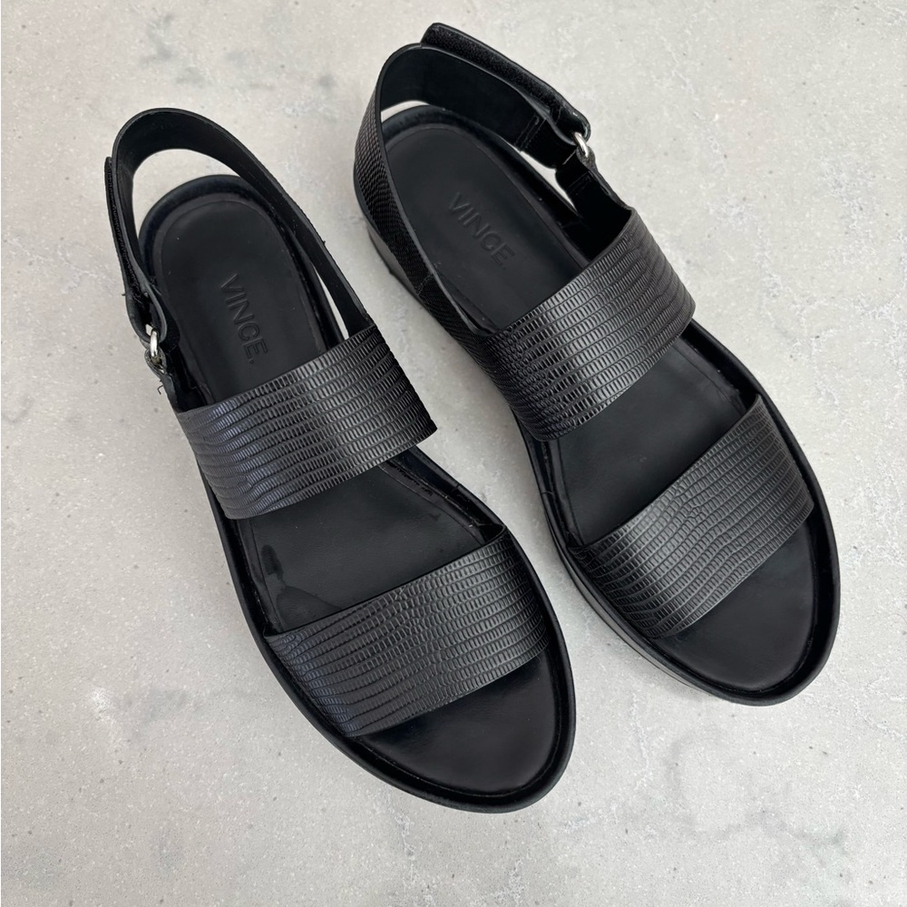 Vince Black Sandals